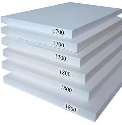 China Polykrystalline Mullite Fiber Boards 1600C 1800C Mullite Keramik Fiber Board Refractory Furnace Lining Insulation Plate