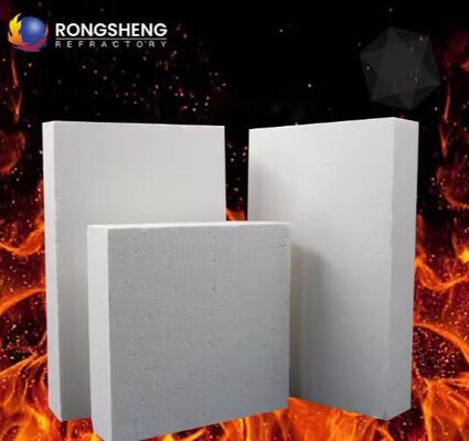 China Polykrystalline Mullite Fiber Boards 1600C 1800C Mullite Keramik Fiber Board Refractory Furnace Lining Insulation Plate