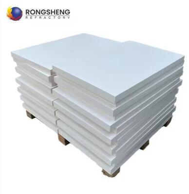 China Polykrystalline Mullite Fiber Boards 1600C 1800C Mullite Keramik Fiber Board Refractory Furnace Lining Insulation Plate