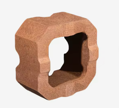 Rongsheng High Temp Magnesium Bricks 92 95 MGO Magnesite Bricks Penyimpanan Panas Refractory Magnesia Brick 230x114x65mm