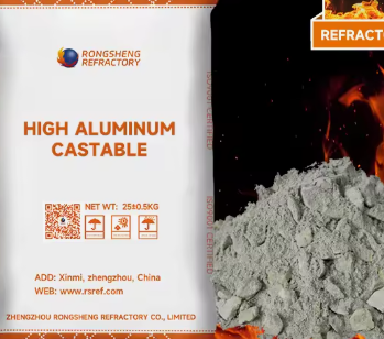Performance tinggi refractory Casting High Alumina Low Cement Casting Industrial Furnaces Monolithic Refractory Lining Materials