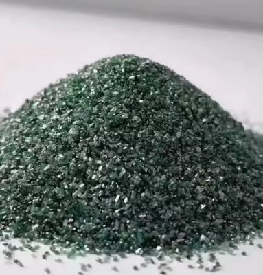 Tinggi kemurnian RONGSHENG Hijau Silikon Karbida Powder Abrasive Grit 240# 360# F1200 Tinggi Kekuatan 1900 Keramik Refractory