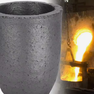 Pabrik Pasokan besar Sic Crucible 50kg 350kg Silicon Karbida Pot Sagger Silicon Karbida Crucible Untuk melelehkan besi cor