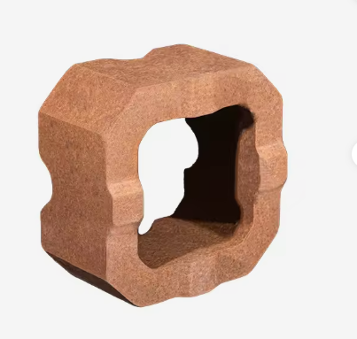 Rongsheng High Temp Magnesium Bricks 92 95 MGO Magnesite Bricks Penyimpanan Panas Refractory Magnesia Brick 230x114x65mm
