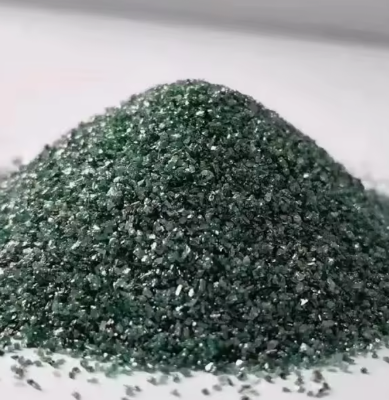 Tinggi kemurnian RONGSHENG Hijau Silikon Karbida Powder Abrasive Grit 240# 360# F1200 Tinggi Kekuatan 1900 Keramik Refractory