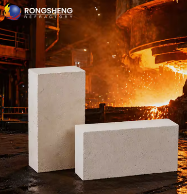 Batu bata tahan panas bertenaga tinggi batu bata corundum mullite untuk tungku industri
