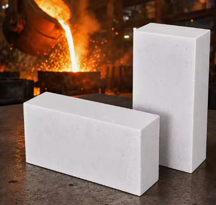Alumina Tinggi Murni Corundum Mullite Brick Suhu Tinggi Tungku Tungku Corundum Mullite Brick Refractory