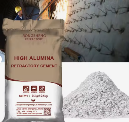 Ca-70 Ca-75 Ca-80 Cement Refractory Cement Fast Setting Cement Kalsium Aluminate yang tahan panas