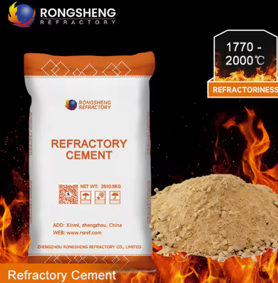Ca-70 Ca-75 Ca-80 Cement Refractory Cement Fast Setting Cement Kalsium Aluminate yang tahan panas