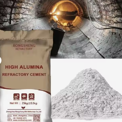 Refractory Cement Manufacturer High Alumina Cement 1800C Refractory Mortar Cement For Cement Kiln Plant