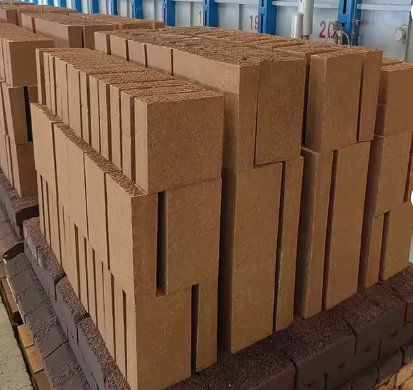 Rongsheng Refractory Magnesium Iron Spinel Brick High Refractority 1800°C Magnesia Alumina Spinel Bricks Untuk Cement Kiln