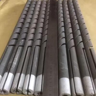 1500C 1600C 1800C Batang Pemanas Karbida Silikon Tipe Spiral U W H Elemen Pemanas Sic Untuk Tungku Listrik